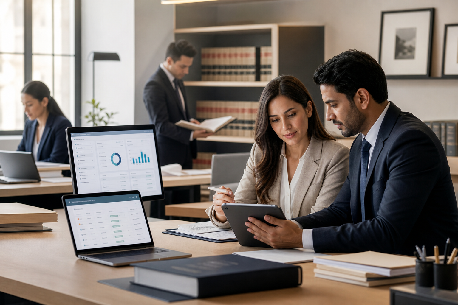 Immigration Law Practice featured graphic for law firm billing and collections software