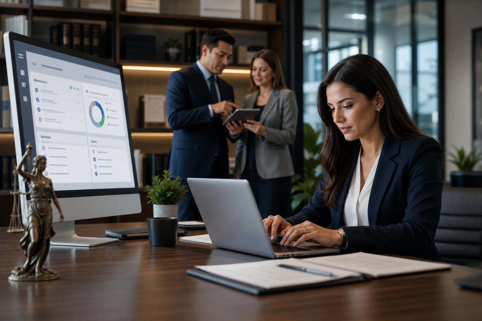Immigration Law Practice featured graphic for legal client intake software